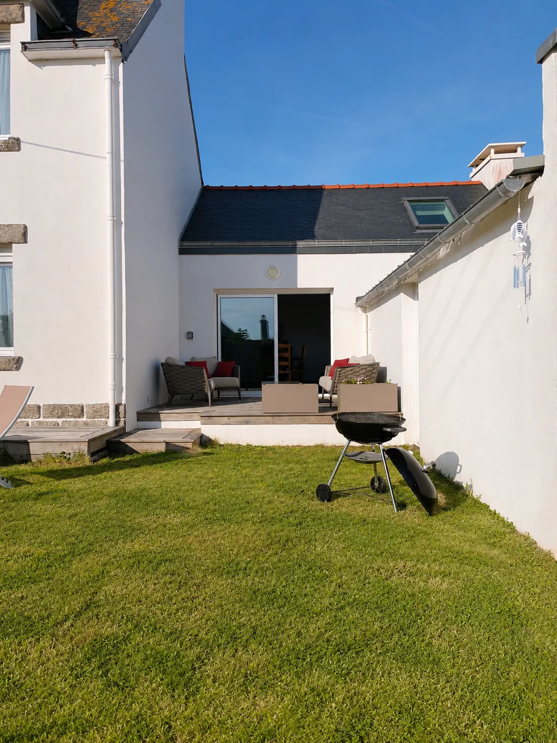 Jardin clos avec barbecue, Ty Tan Penmarch